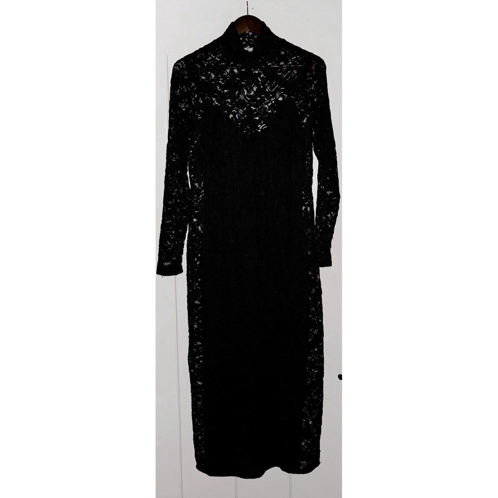 Bar III Lacey Bodycon Dress Dark Romance Fairy Whimsigoth Witchy Grunge Women M